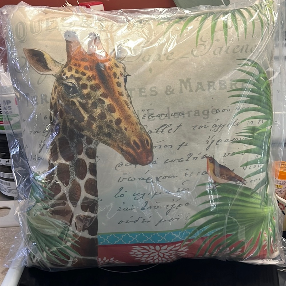 Giraffe pillow